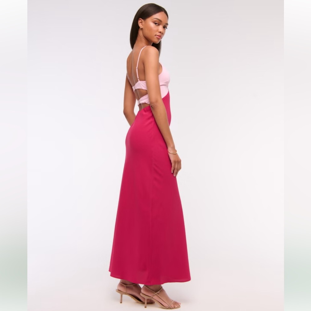 Abercrombie & Fitch Pink Maxi Dress - Picture 5 of 11